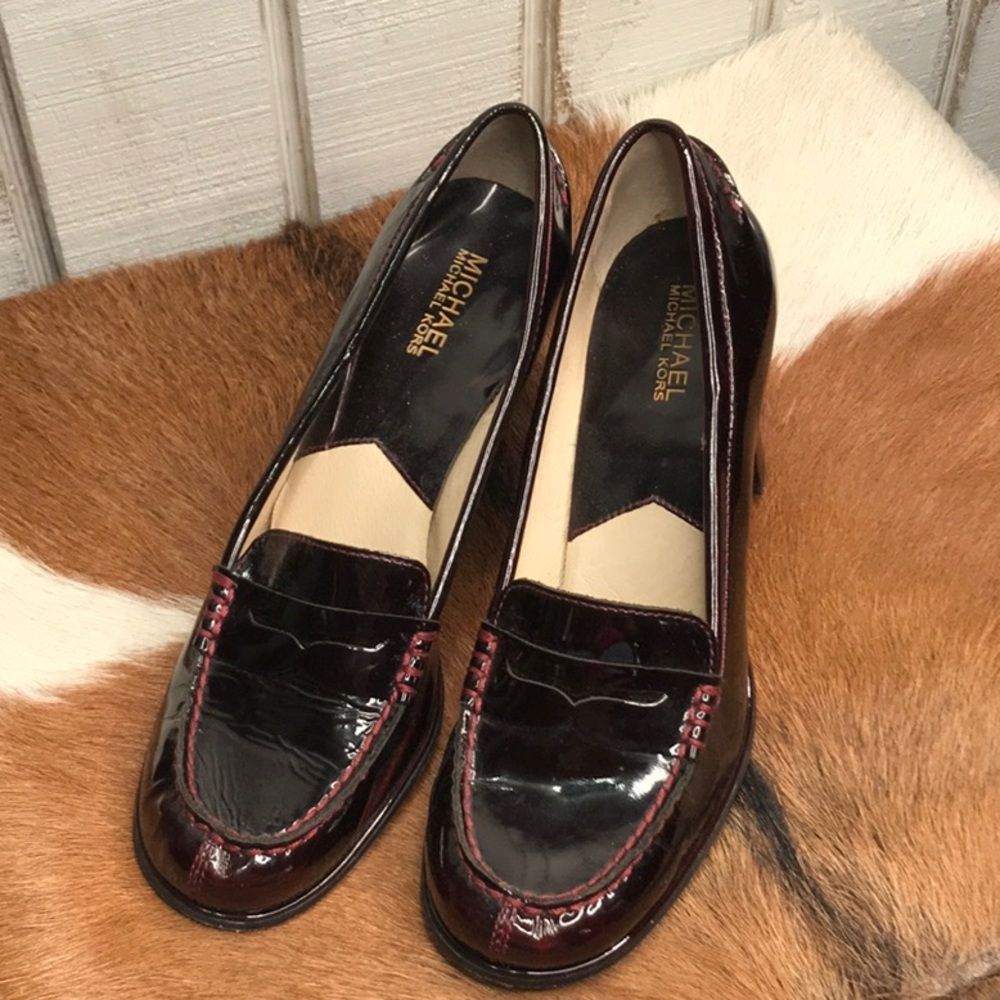 Michael Kors wine color women shoes size 9